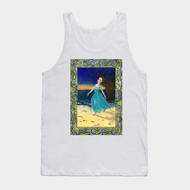 Dancing selkie woman Tank Top by ChristmasPress